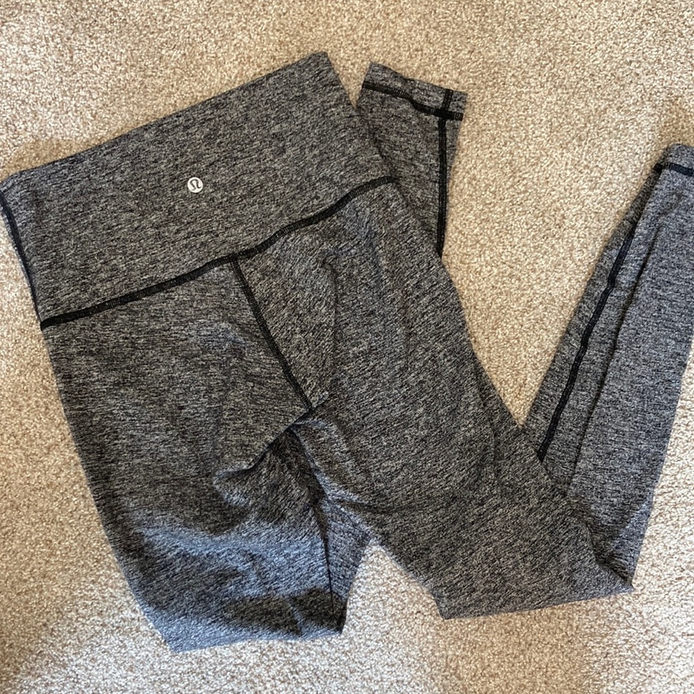 Grey Wonderunders High Rise- Lululemon